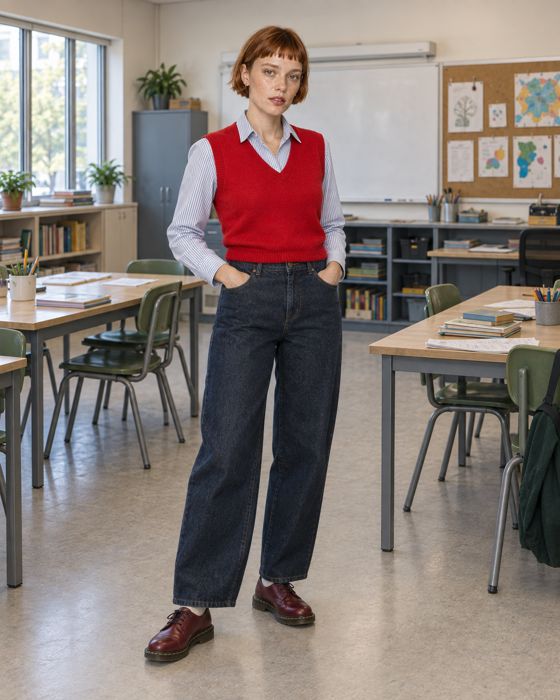 Vermilion over Fine Stripes · Classroom · environmental authority