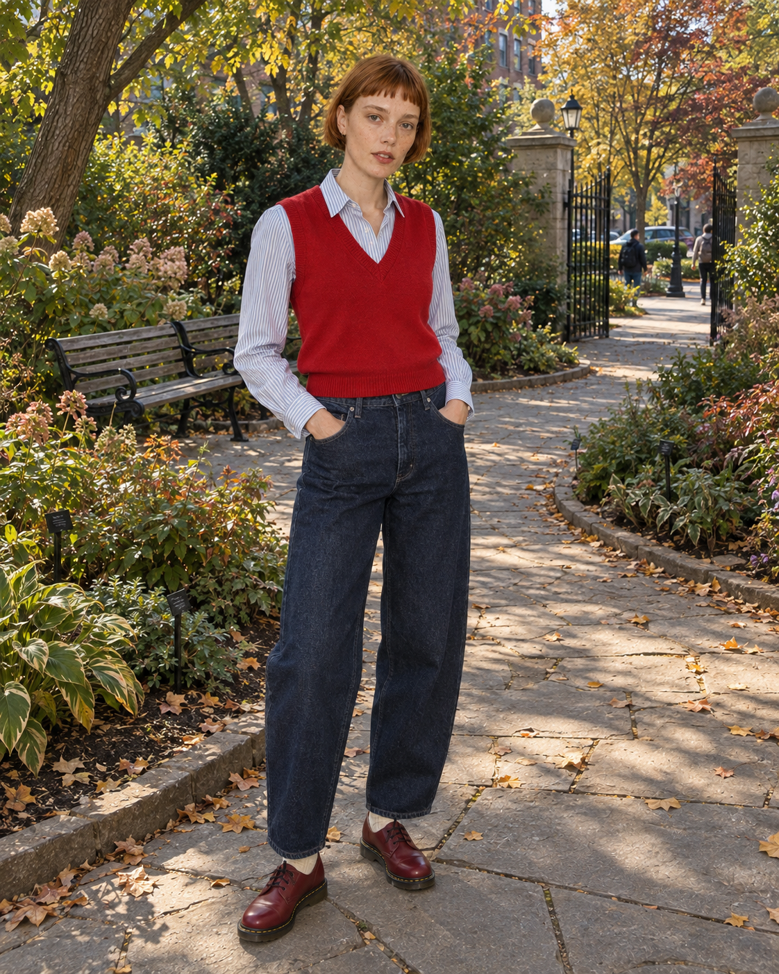 Vermilion over Fine Stripes · After school · arrival anchor